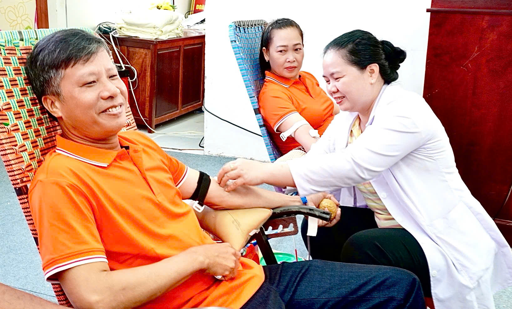 Cán bộ, nhân dân xã Vĩnh Bình hiến 179 đơn vị máu